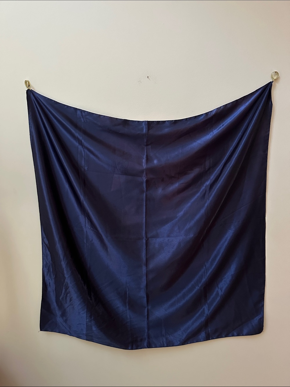 2/$20 Classic Navy Satin Scarf Wrap for Women